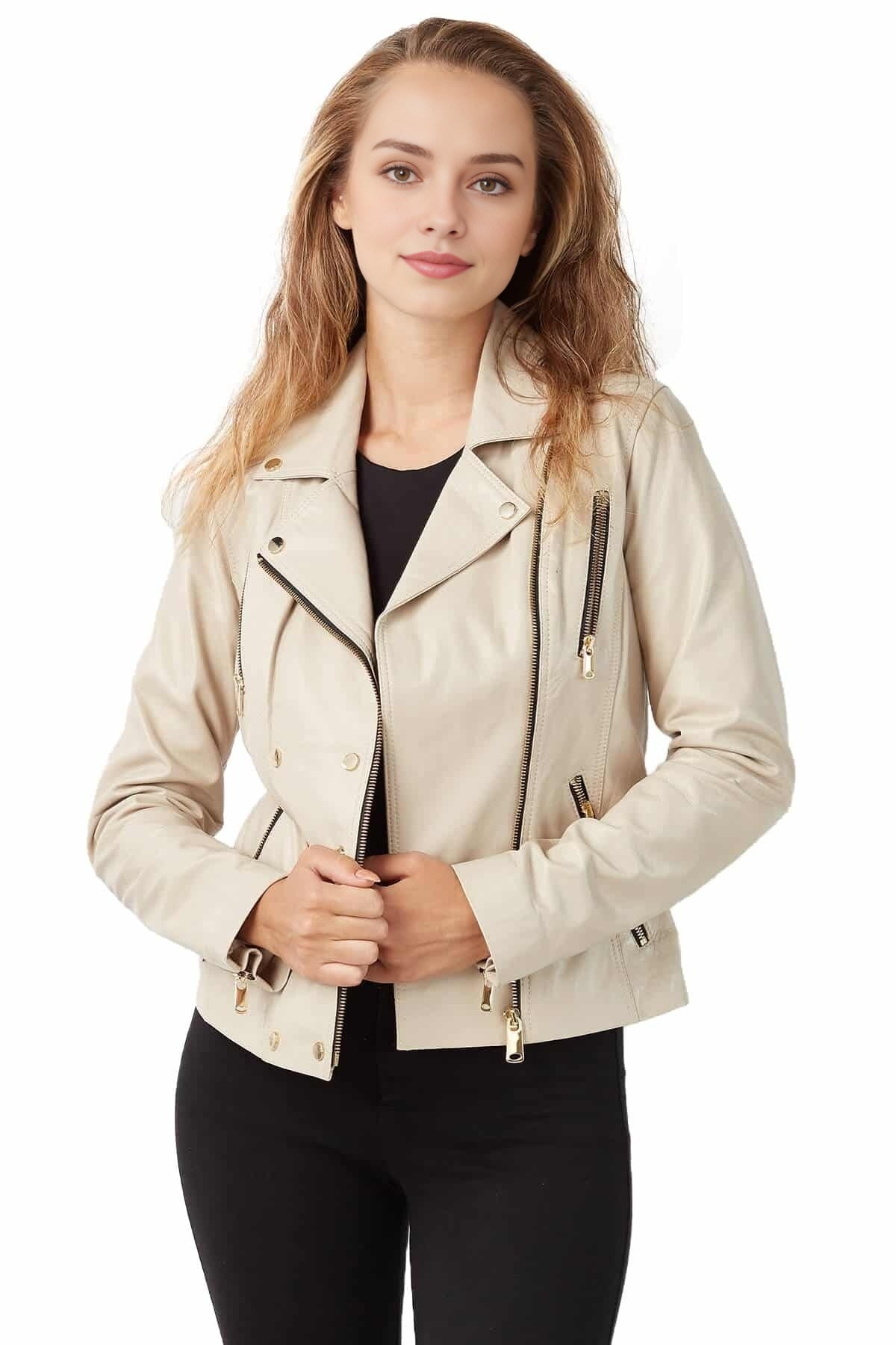 Daisy Stylish Leather Jacket For Women