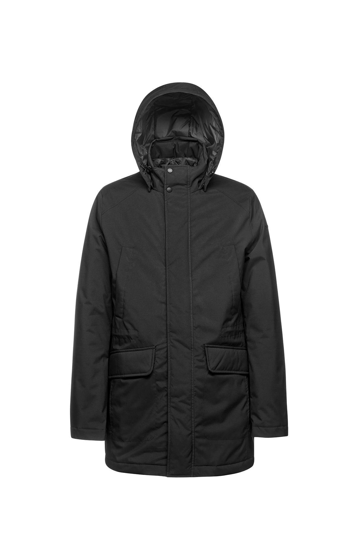 Black Andalo Zippered Jacket For Men