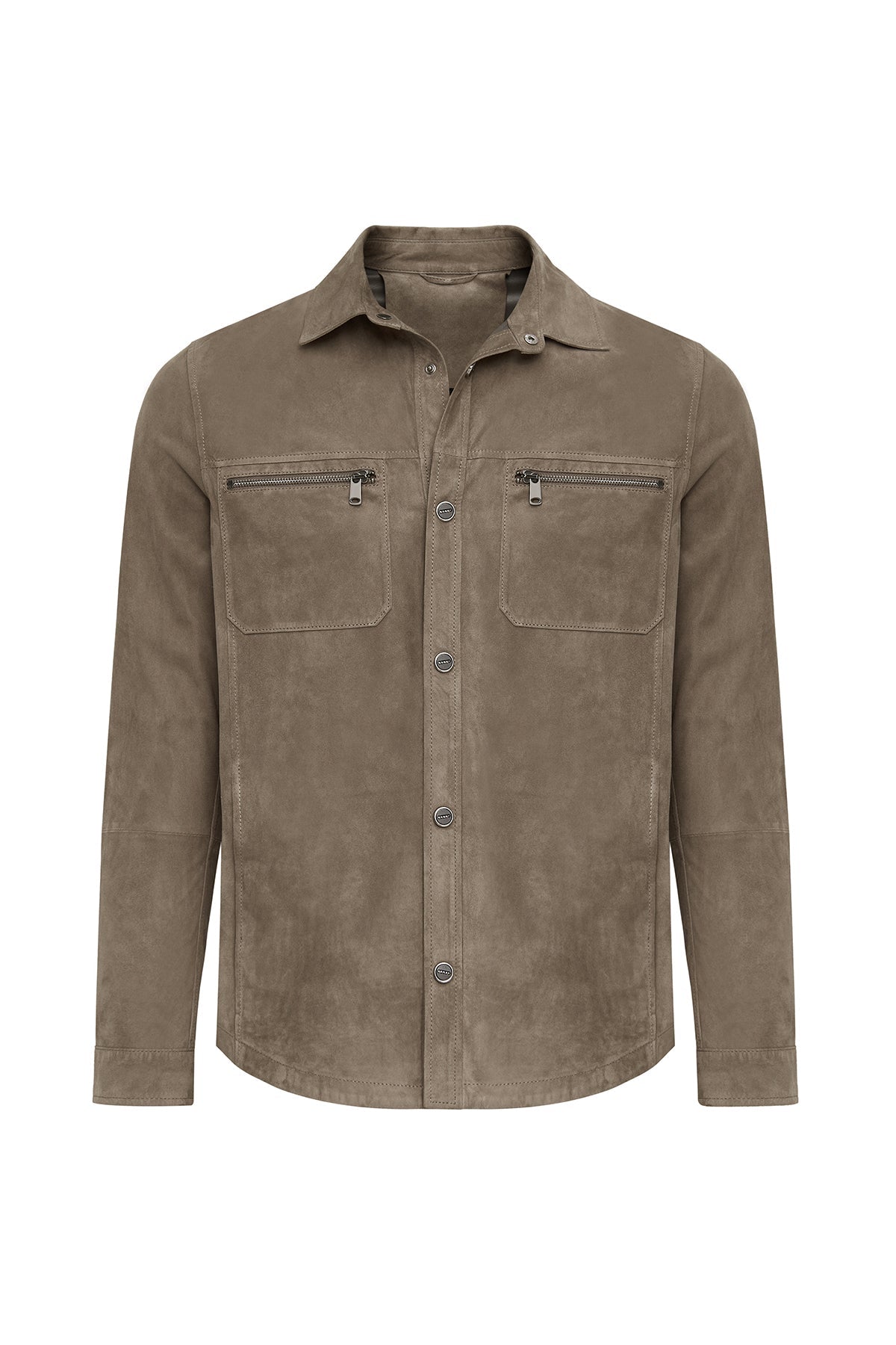 Mink Suede Leather Jacket For Men