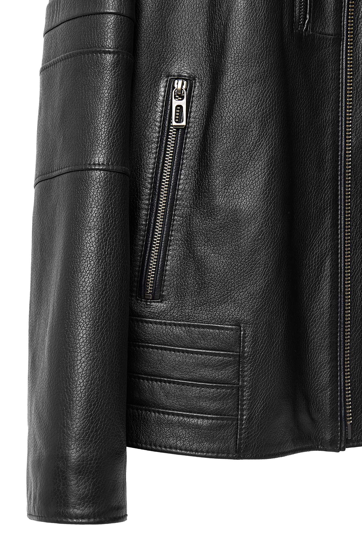 Howard Black Leather Jacket For Men