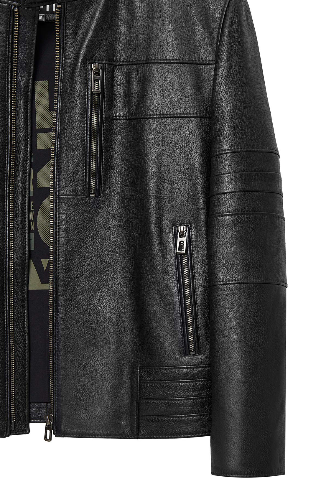 Howard Black Leather Jacket For Men