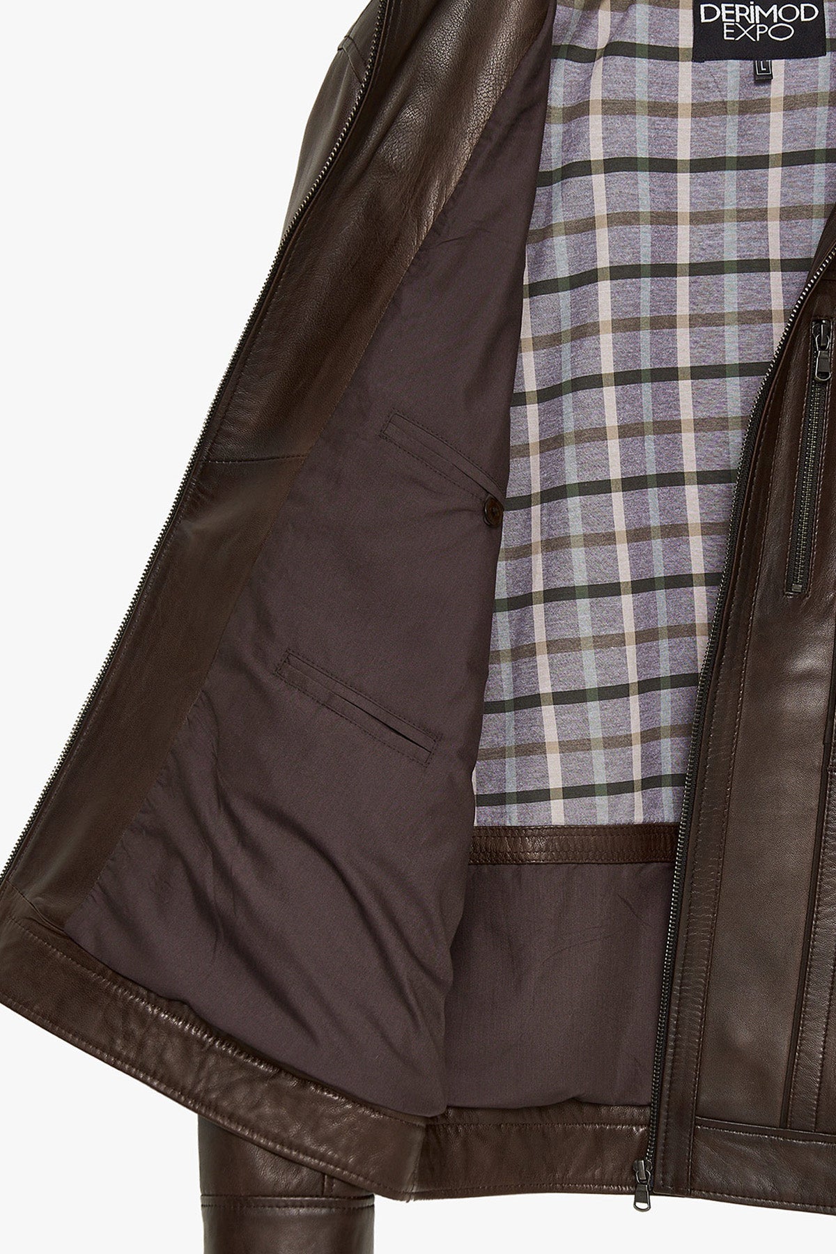 Bruno Brown Leather Jacket For Men