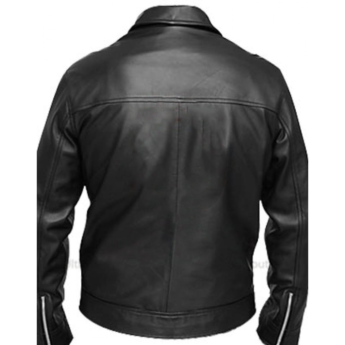 Apollo Bomber Black Leather Jacket | Leather Bomber Jacket Mens