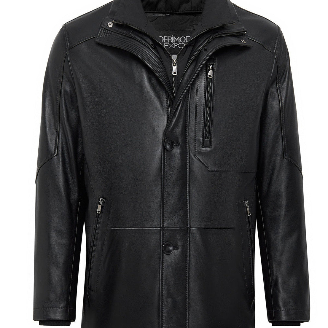 Black Leather Coat For Men