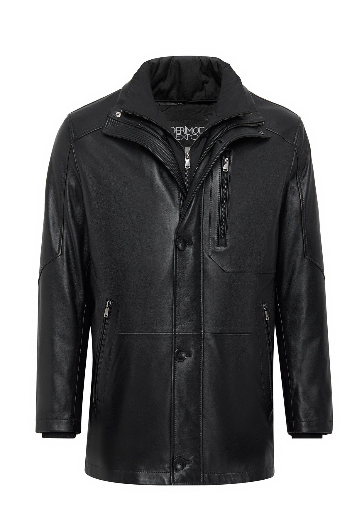 Black Leather Coat For Men