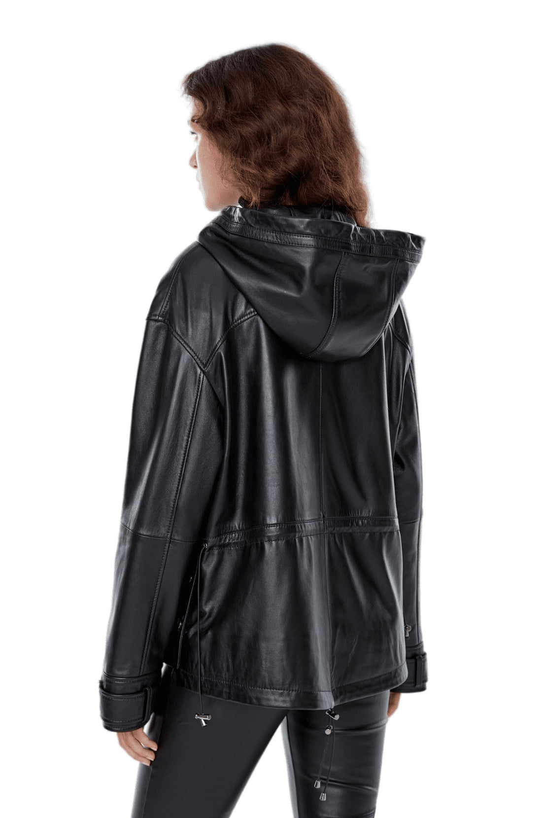 Willow Black Leather Jacket For Women