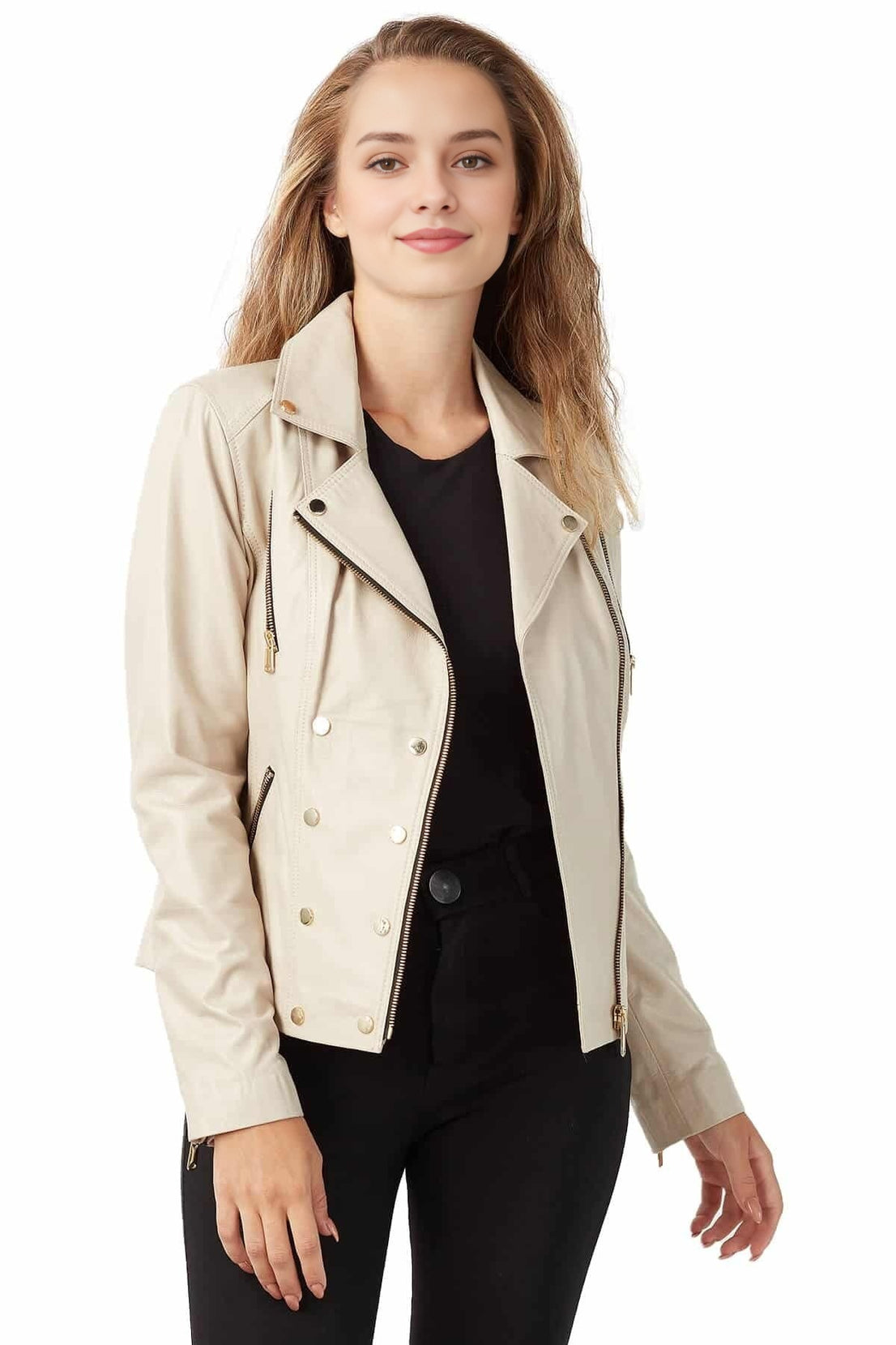 Daisy Stylish Leather Jacket For Women