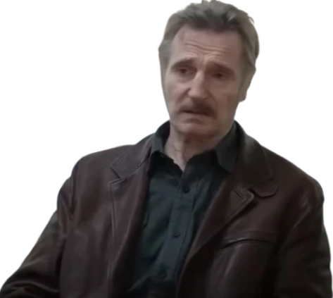 Liam Neeson Absolution 2024 Brown Jacket