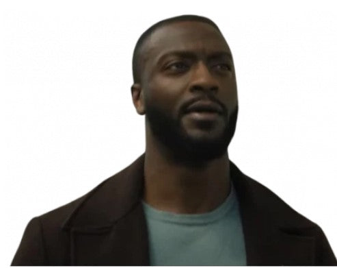 Aldis Hodge Cross 2024 Trench Coat