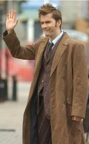 Mens Classic Brown Long Coat