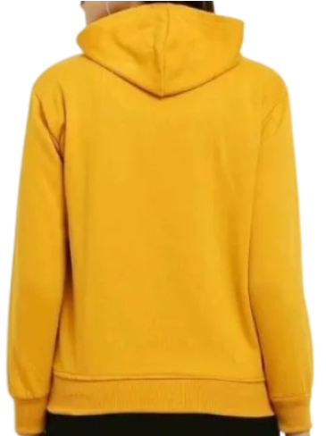 Womens 2024 Fleee Yellow Hoodie