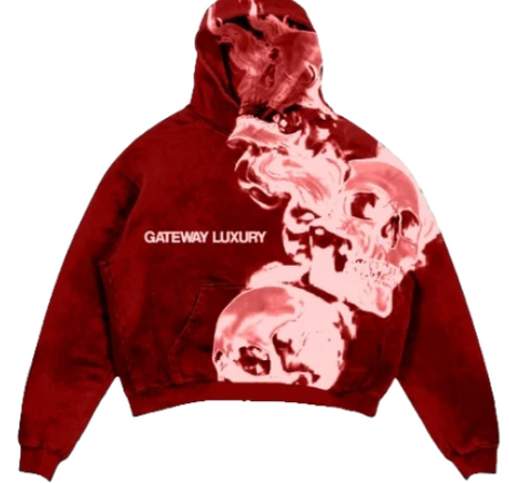 Trendy Black And Blue Luxury Hoodie