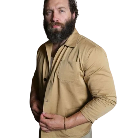 Jai Courtney Brown Jacket