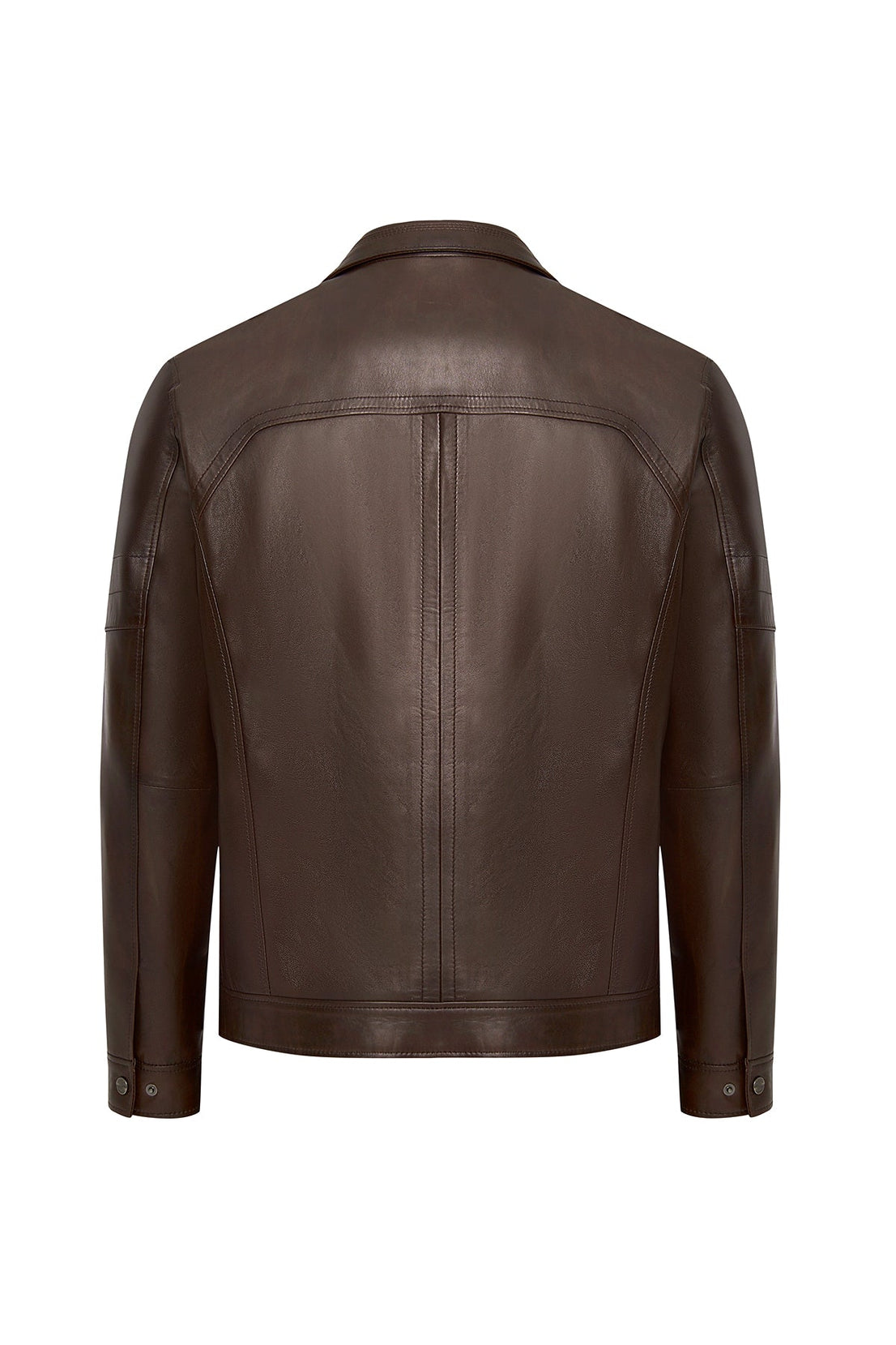 Bruno Brown Leather Jacket For Men