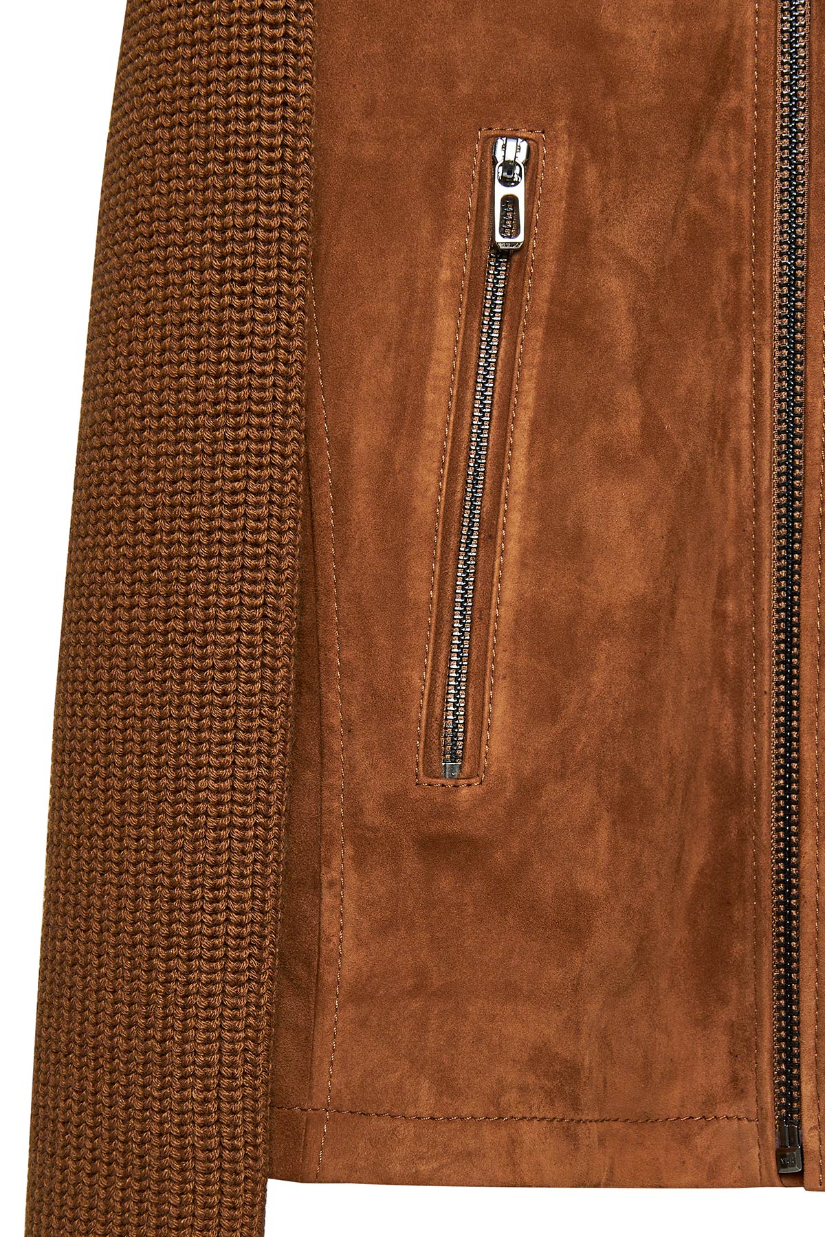 Marcus Brown Suede Leather Jacket For Men