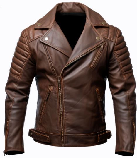 Cameron Dark Brown Leather Jacket For Men