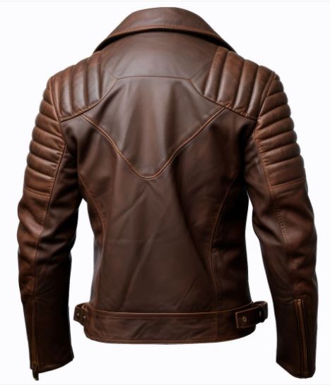 Cameron Dark Brown Leather Jacket For Men