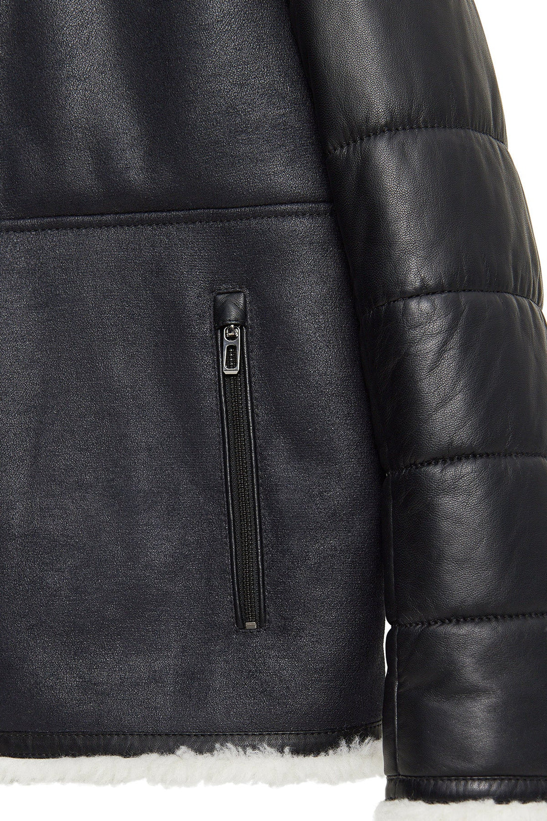 Zermatt Black Teddy Coat For Men