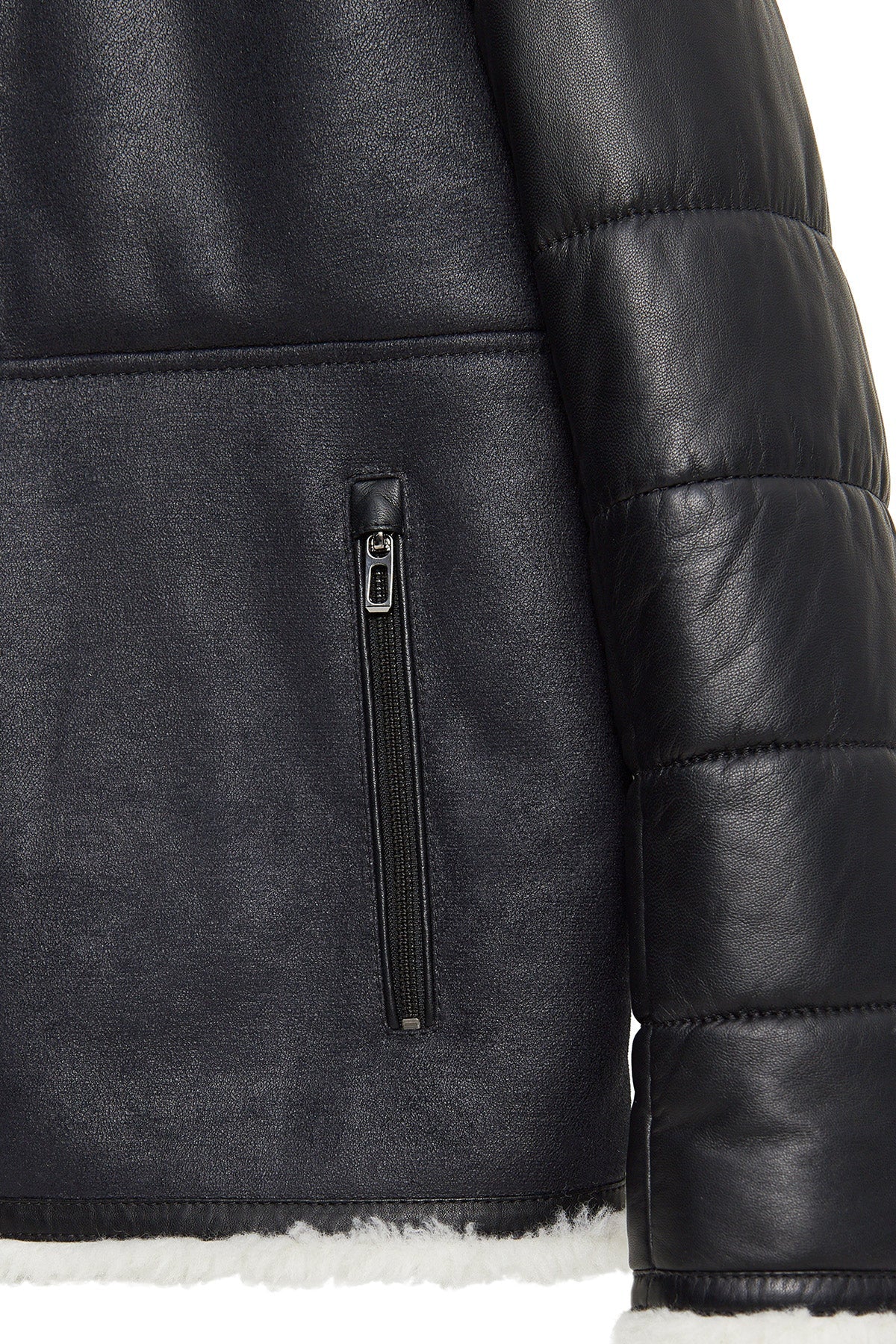 Zermatt Black Teddy Coat For Men