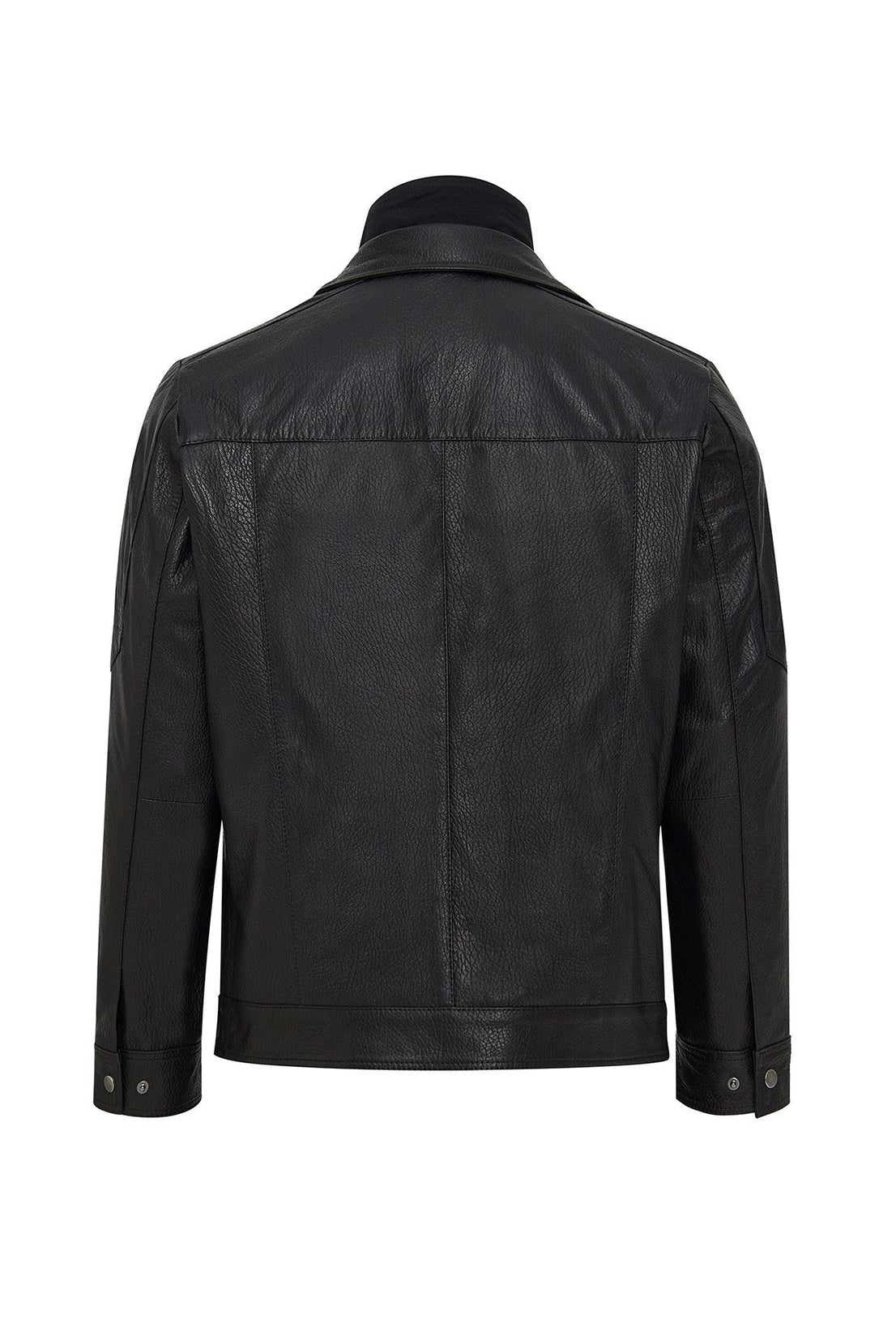 Mateo Black Leather Jacket For Men