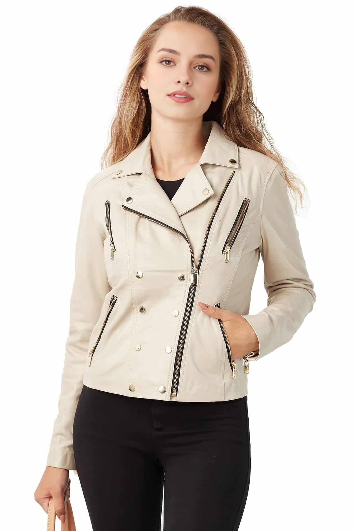Daisy Stylish Leather Jacket For Women