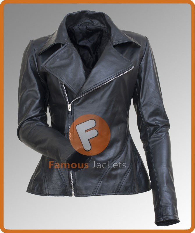 Anne Hathaway Stylish Black Womens Leather Jackets | Women's Leather Jacket