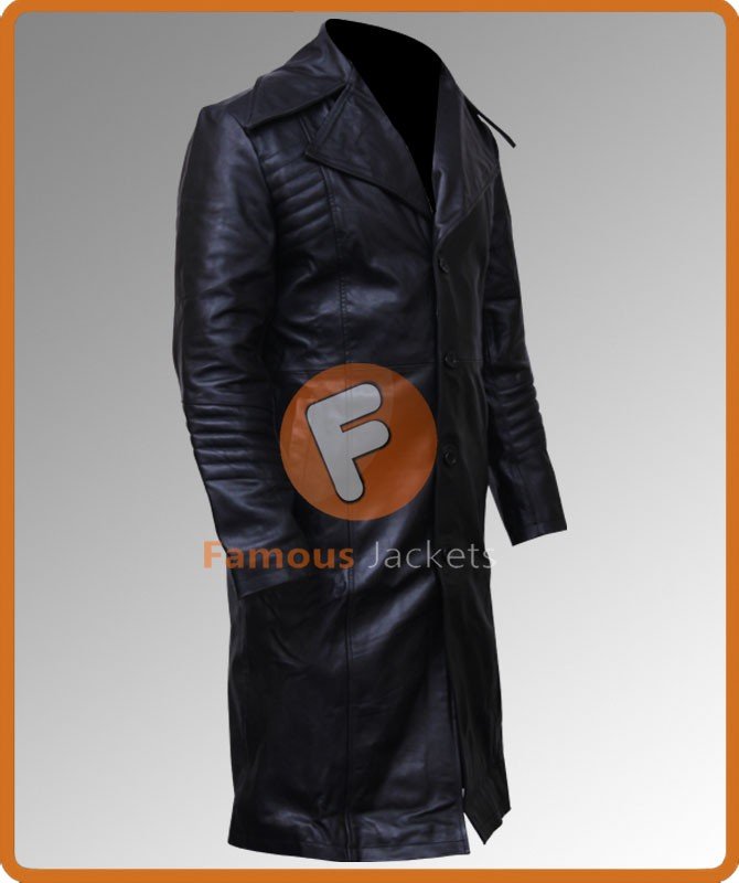 Al Pacino (Carlito Brigante) Carlito's Way Black Leather Trench Coat | Movie Jackets UK