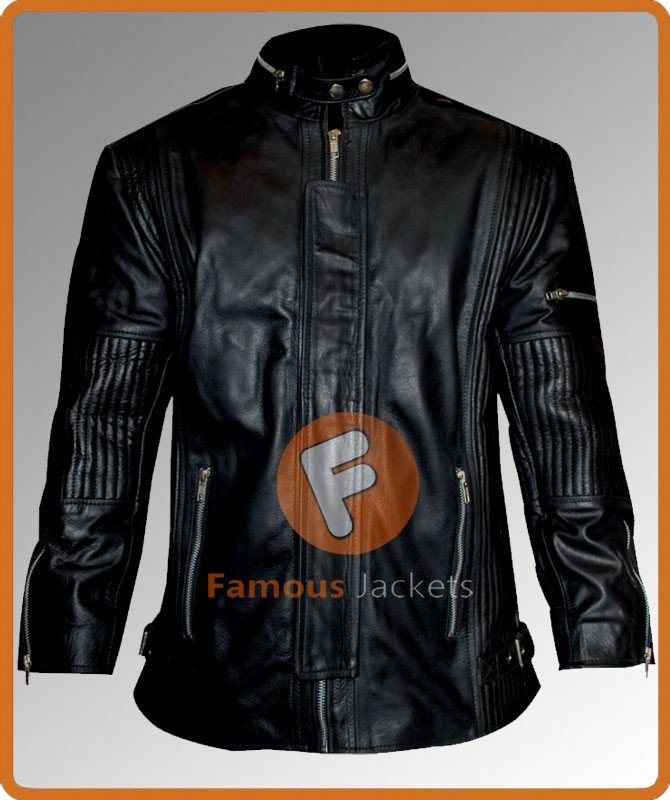 Daft Punk Black Studded Jacket | Daft Punk Leather Jacket For Biker Lover