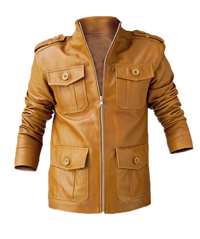 Clark Chester Vintage Camel Jacket | Men's Leather Jacket Uk