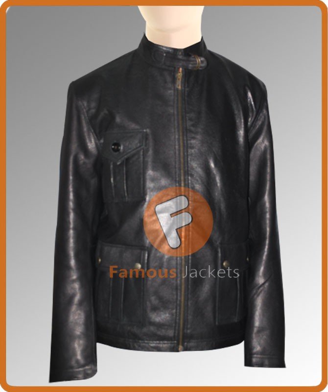 Ride Along Ice Cube (James Payton) Black Jacket | Celebrity Leather Jacket For Men's
