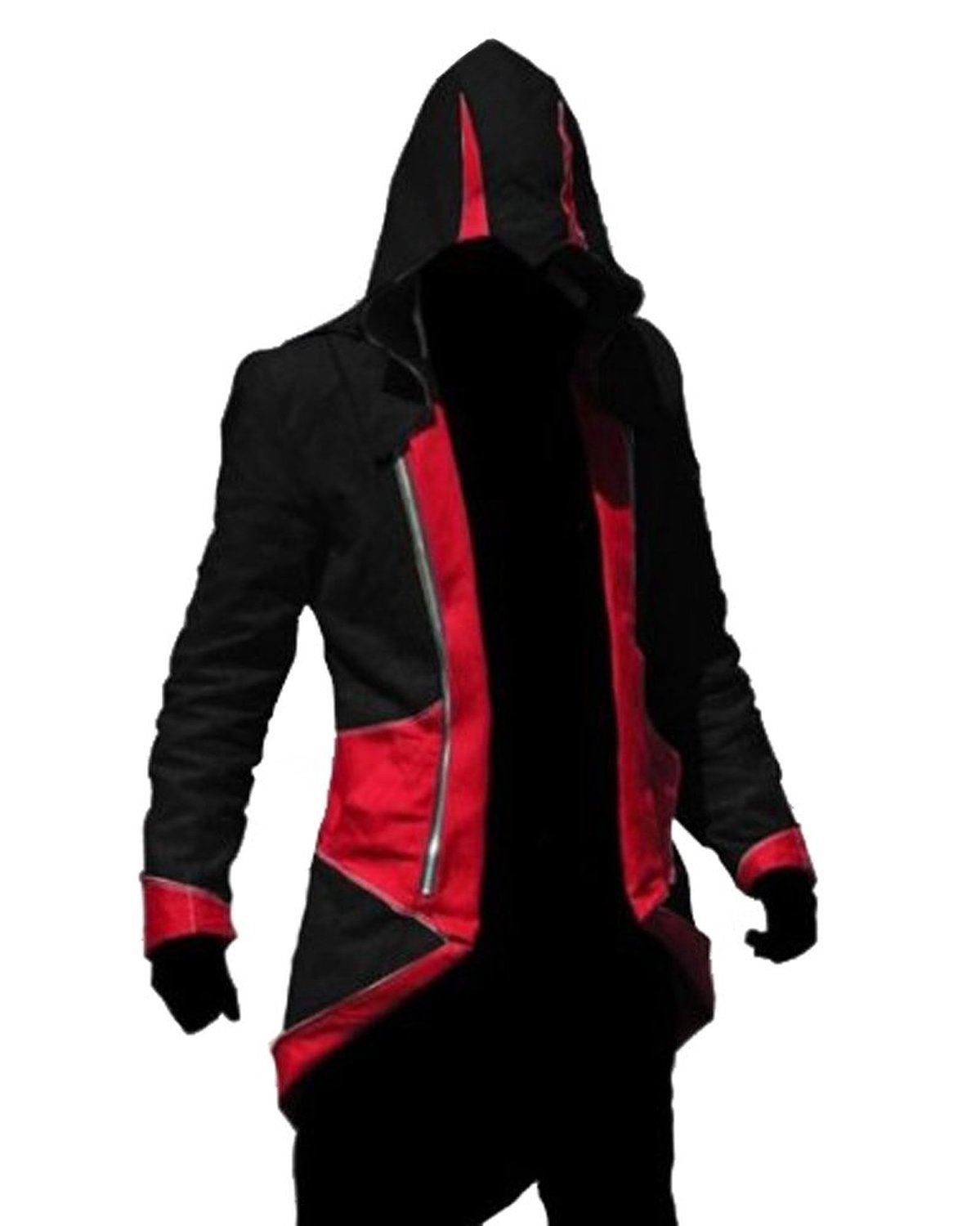 Assassins Creed III Connor Kenway Red / Black Cotton Jacket Costume | Cotton Jacket For Men's