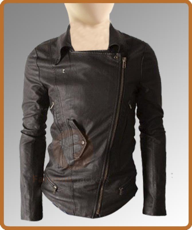 Slim Fit Multi Pocket Rider Dark Brown Jacket | Leather Jacket For Men's