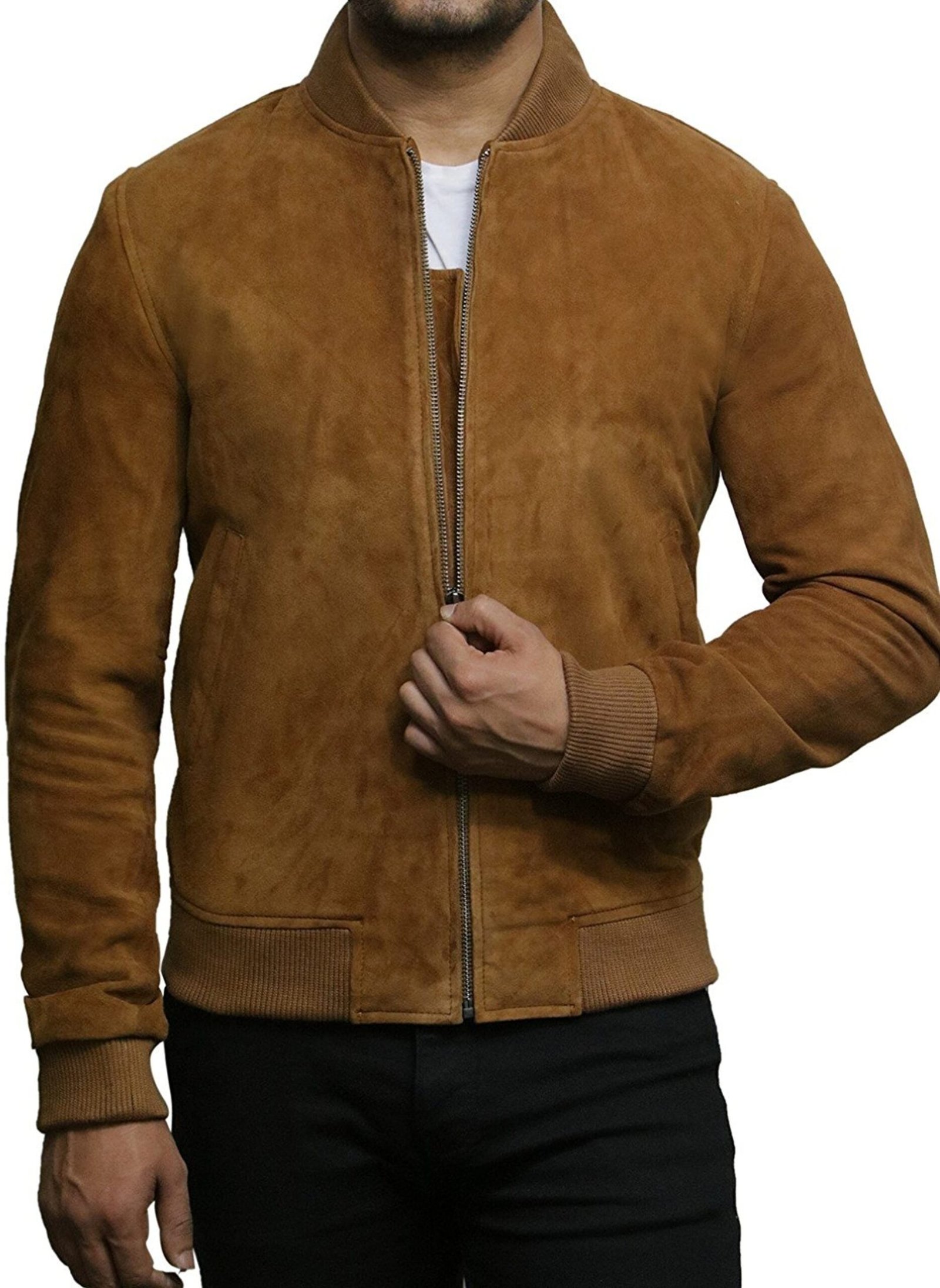 Mens Retro Vintage Real Leather Jacket
