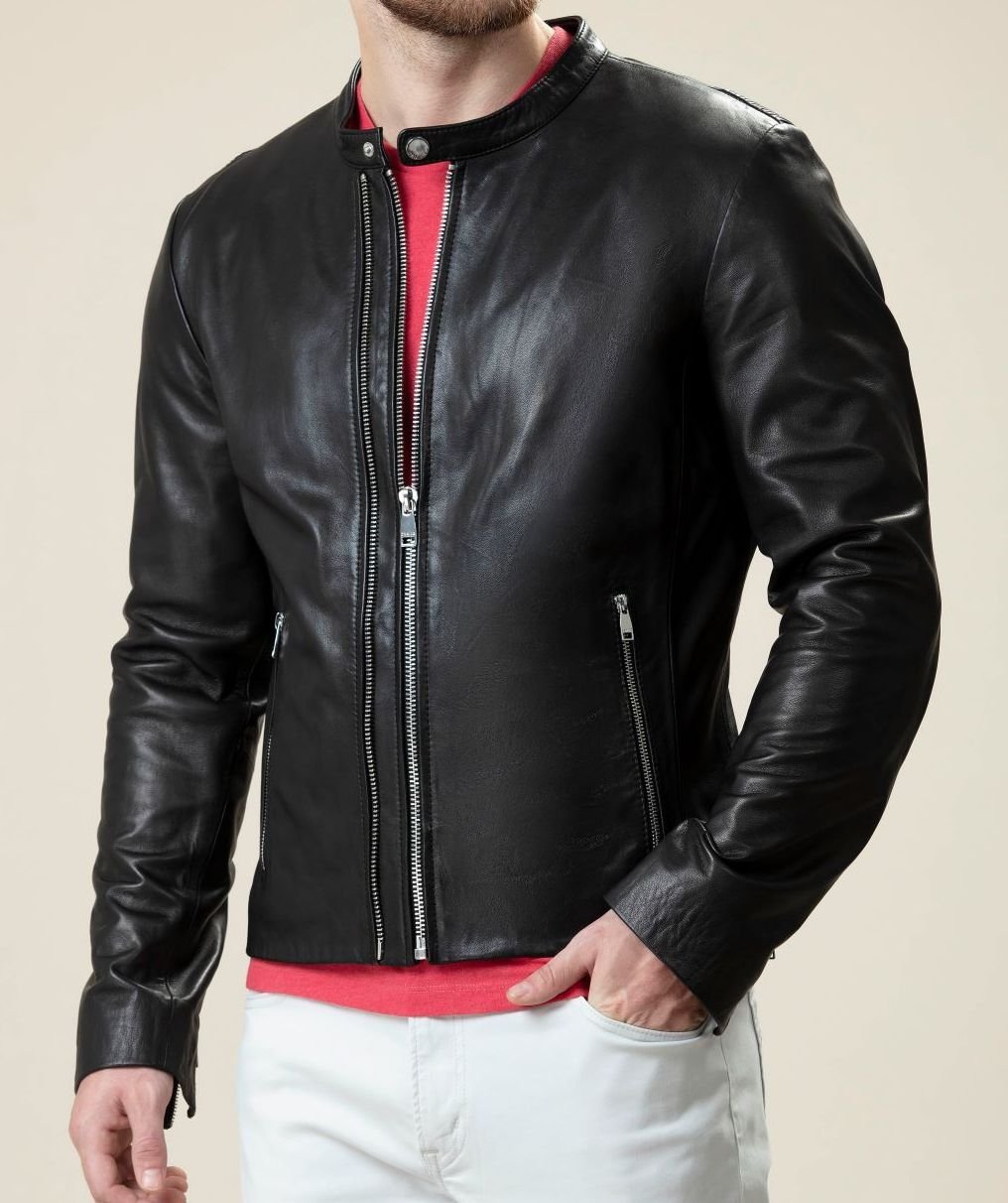 The Serene Black Classic Supersoft Leather Jacket | Men's Leather Jacket