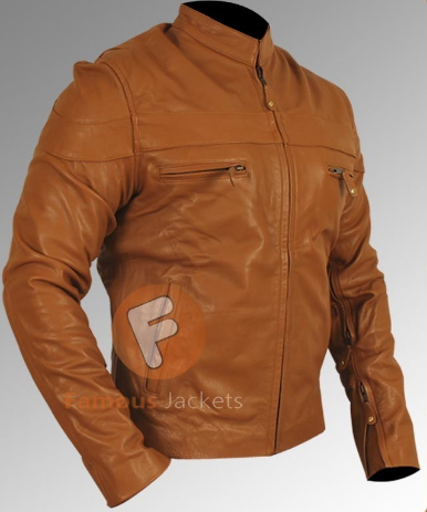 Vintage Boston Brown Leather Jacket | Men's Leather Bomber Jacket
